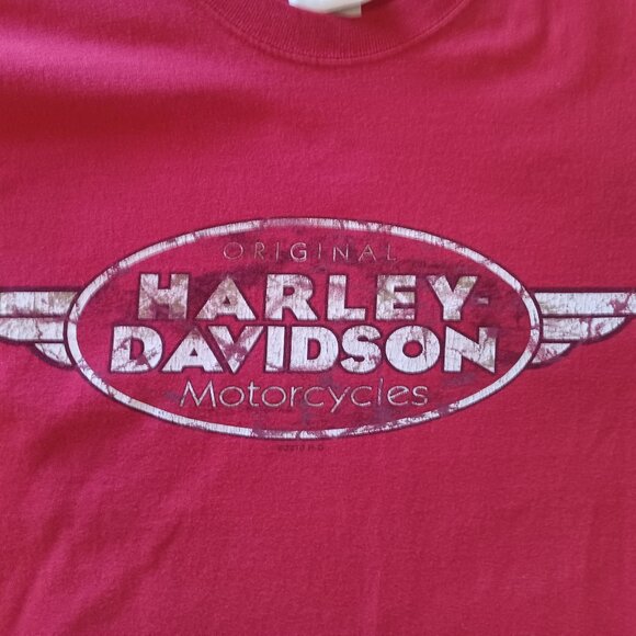 Harley-Davidson Javelina H-D Boerne Texas Red Graphic T-Shirt Men’s Large - Picture 9 of 14